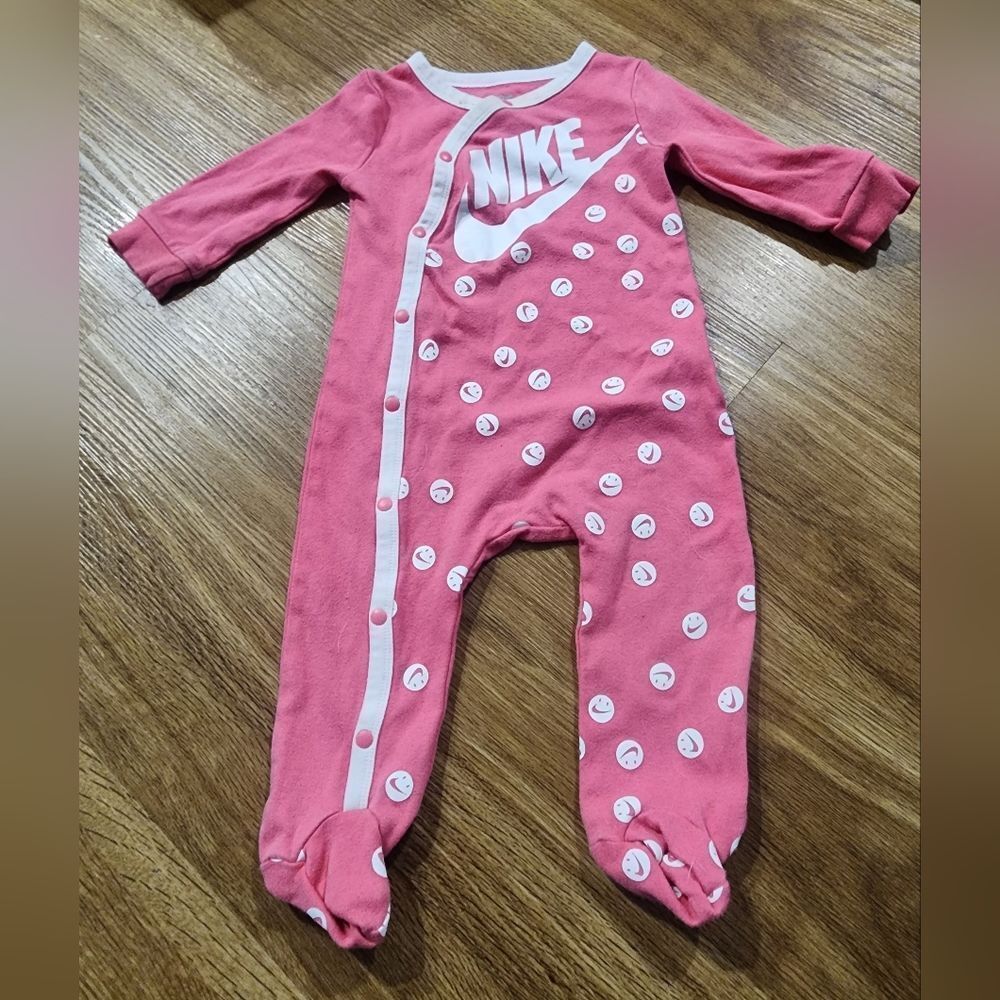 9month Nike Button Up Footie